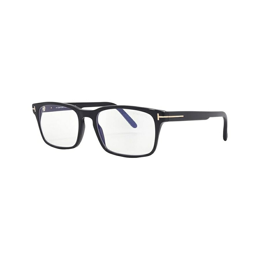 トムフォード ブルー ライト ブロック レクタンギュラー メンズ メガネ 眼鏡 サングラス FT5938-B 001 54 シャイニー ブラック Tom Ford Blue Light Block Rectangular Men's Eyeglasses FT5938-B 001 54, Shiny Black