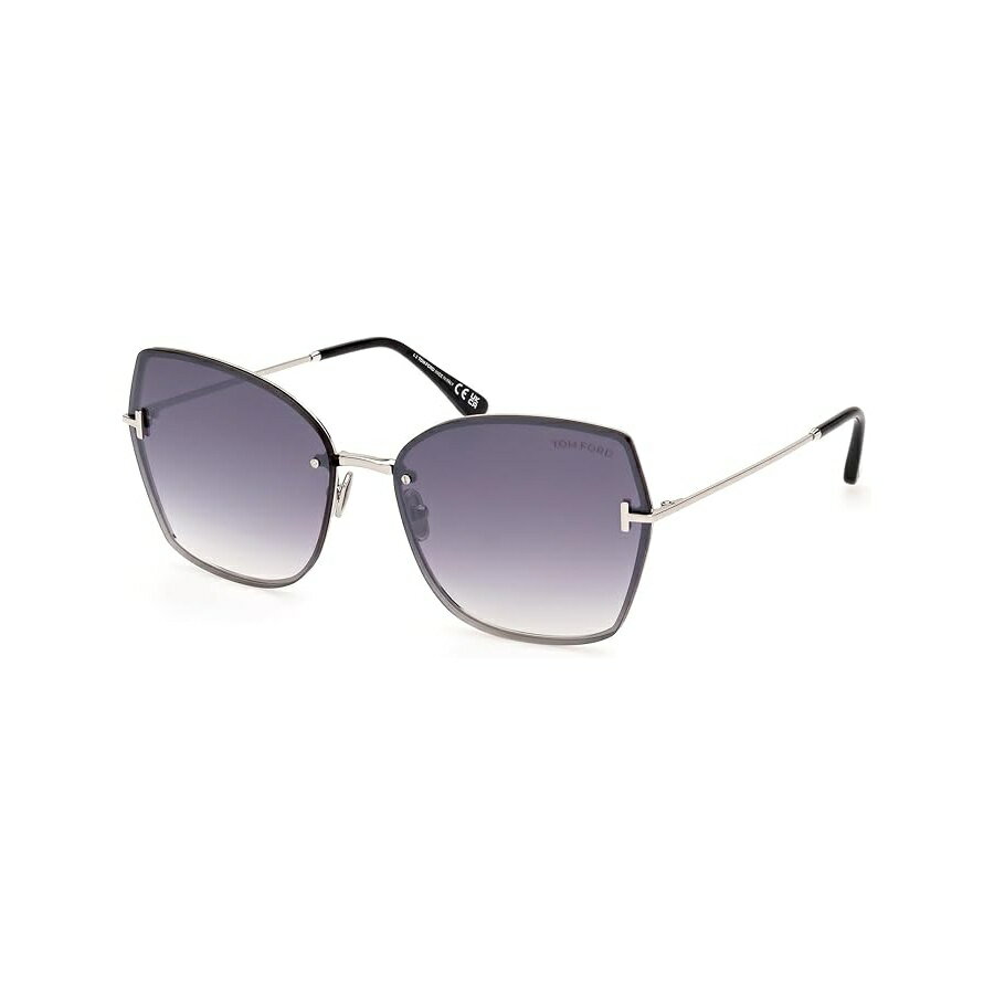 トムフォード ニッキー スモーク ミラー バタフライ レディース サングラス FT1107 16C 62 シャイニーパラジウム Tom Ford Nickie Smoke Mirror Butterfly Ladies Sunglasses FT1107 16C 62, Shiny Palladium(4.0)