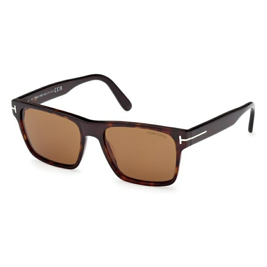 乐天商城 - トムフォード カルダー ブラウン スクエア メンズ サングラス FT1205 52E 55 Tom Ford Calder Brown Square Men's Sunglasses FT1205 52E 55