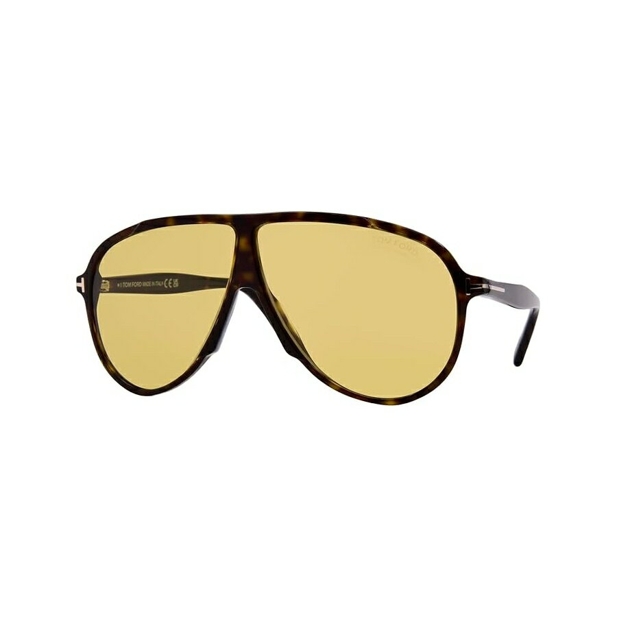 Rakuten - トムフォード ウラジミール フォトクロマティック ブラウン パイロット メンズ サングラス FT1211 52E 65 Tom Ford Vladimir Photochromatic Brown Pilot Men's Sunglasses FT1211 52E 65