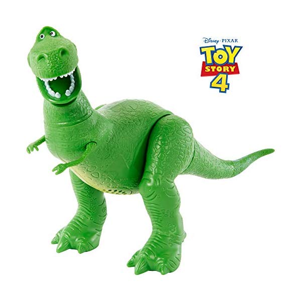 楽天i-selectionトイストーリー4 レック アクション フィギュア 人形 おもちゃ 音が鳴る しゃべる 英語 Disney Pixar Toy Story True Talkers Rex Figure, 7.8