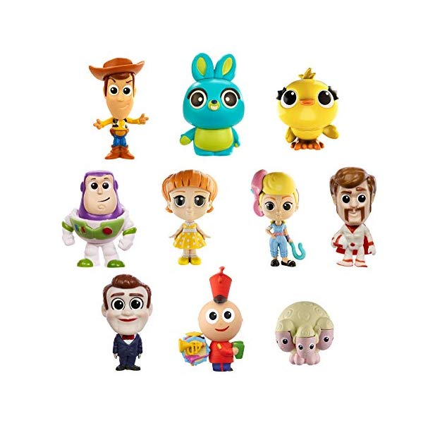 トイストーリー4 人形 フィギュア おもちゃ 10体セット ウッディ バズ ボー・ピープ Disney Pixar Toy Story 4 Minis Ulti...