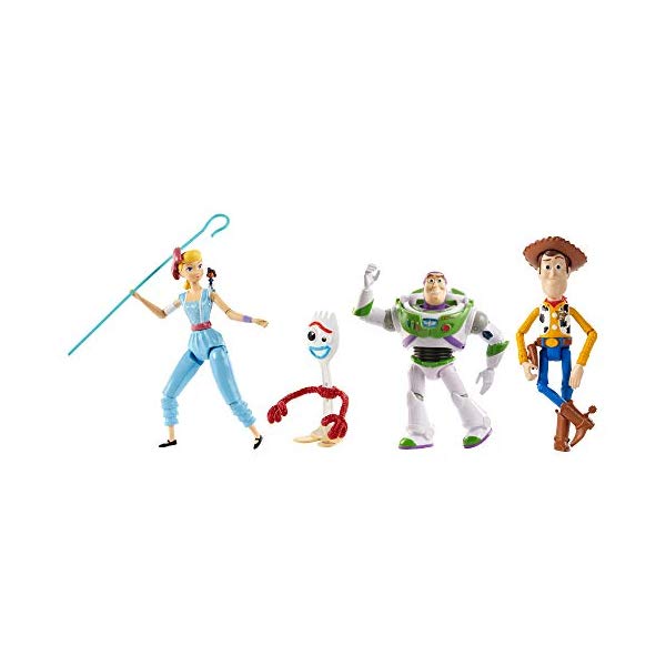 トイストーリー4 フィギュア 人形 ドール アドベンチャーパック ウッディ フォーキー ボー・ピープ バズ・ライトイヤー Disney Pixar Toy Story Adventure Pack, 9.3