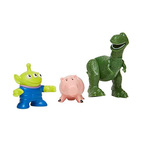 トイストーリー4 エイリアン レックス ハム セット 人形 ドール フィギュア おもちゃ グッズ Fisher-Price Imaginext Toy Story Rex, Ham Alien