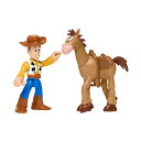 トイストーリー4 ウッディ ブルズアイ 人形 フィギュア ドール おもちゃ グッズ Fisher-Price Imaginext Toy Story Woody Bullseye