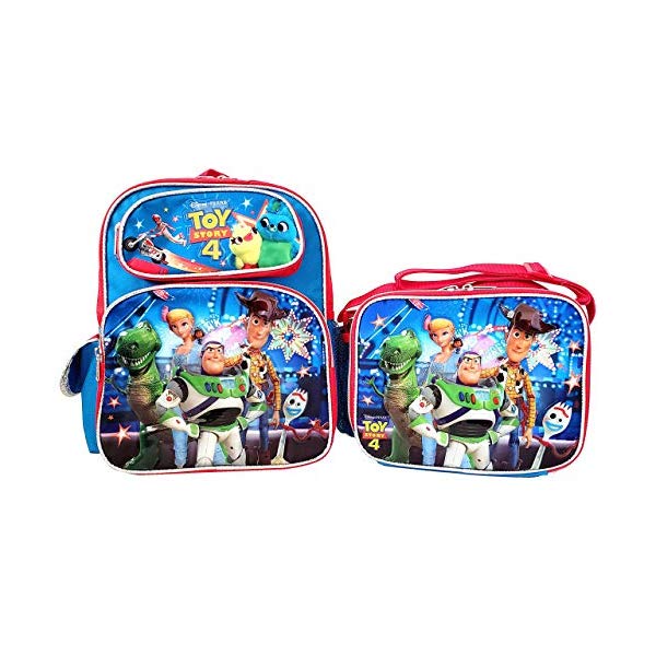 新品本物 トイストーリー4 リュックサック バックパック かばん バッグ おもちゃ グッズ Disney Toy Story 4 12 Inch Backpack And Lunch Box Set 春夏新色 Mada Nosy Trail Maki Group Mg