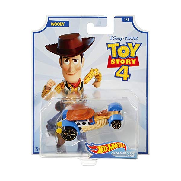 トイストーリー4 ウッディ ホットウィール 車 おもちゃ グッズ Hot Wheels Character Cars Toy Story 4 Woody