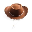 トイストーリー4 ウッディ カウボーイハット 帽子 コスプレ おもちゃ グッズ Childrens Brown Felt Cowboy Hat by Century Novelty by Century Novelty