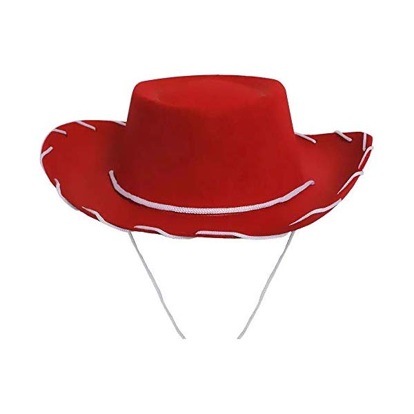 トイストーリー4 ジェシー カウボーイハット カウガール 帽子 コスプレ おもちゃ グッズ Children’s Cowboy/Cowgirl Red Hat Costume Jessie Style