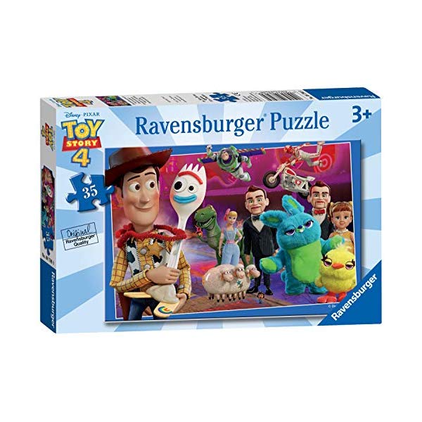 トイストーリー4 ジグソーパズル 35ピース おもちゃ グッズ Ravensburger 08796 Disney Pixar Toy Story 4-35 Piece Jigsaw Puzzle for Kids - Every Piece is Unique - Pieces Fit Together Perfectly