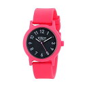 xX^ rv VESTAL ALP3P03 Y jp Vestal Men's ALP3P03 Alpha Bravo Plastic Analog Display Japanese Quartz Pink Watch