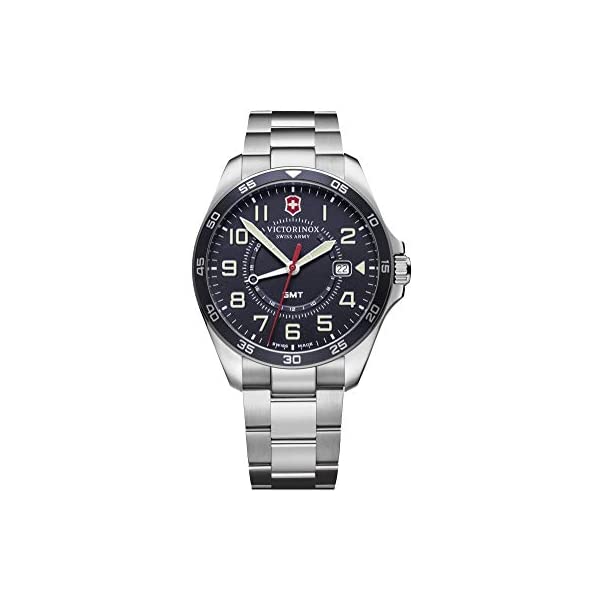 ビクトリノックス VICTORINOX 腕時計 ウォッチ スイス アーミー マルチツール Victorinox FieldForce GMT Blue dial, Silver SST Bracelet