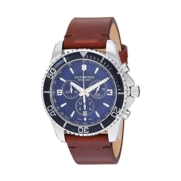 ビクトリノックス VICTORINOX 腕時計 ウォッチ ストラップ メンズ 男性用 スイス アーミー マルチツール Victorinox Men's Stainless Steel Swiss Quartz Sport Watch with Leather Strap, Brown, 22 (Model: 241865) 人気のビクトリノックス商品はこちら ■海外より直輸入品となりますので、外箱に小傷・破れ等がある場合がございます。 　本体には影響ございませんので、予めご容赦ください。 ■携帯からの注文の際【納期目安】が表示されない場合もございます。 　納期の表示が確認出来ない商品に関しましては、お手数ですが、PCページより【納期目安】の確認をお願いします。 　また、携帯からのご注文のお客様は携帯電話の受信設定（フィルター）を必ずご確認下さいますようお願いいたします。ビクトリノックス VICTORINOX 腕時計 ウォッチ ストラップ メンズ 男性用 スイス アーミー マルチツール Victorinox Men's Stainless Steel Swiss Quartz Sport Watch with Leather Strap, Brown, 22 (Model: 241865) ブランドVictorinox製品型番241865パート ナンバー241865形状Roundウィンドウ素材Antireflective Sapphireディスプレイ タイプAnalogクラスプ(留金)Buckleケース素材Stainless Steelケース直径43 millimetersケース厚12.5 millimetersバンド素材LeatherバンドサイズMens Standardバンド幅22 millimetersバンドカラーBrownダイヤルカラーBlueベゼル素材Stainless Steelベゼル機能UnidirectionalカレンダーDate重さ3.8 OuncesムーブメントSwiss Quartz防水機能100 Feet ◆ 様々なギフトシーンにぴったりの商品を豊富に取り揃えております ◆プレゼント　ギフト　クリスマス　母の日　父の日　記念日　誕生日　お誕生日　誕生日プレゼント　敬老の日　記念品　結婚記念日　メモリアルギフト　お祝い　出産祝い　結婚式　結婚祝い　御祝　披露宴　引き出物　引出物　ウェディングギフト　ブライダルギフト　景品　賞品　コンペ景品　ゴルフコンペ　粗品　お中元　御中元　お歳暮　御歳暮　残暑見舞い　引越し　引っ越し祝い　引越し祝い　贈答品　入園祝い　入学祝い　卒業祝い　成人式　就職祝い　昇進祝い　定年退職記念　還暦祝い　卒業記念品　内祝　お返し　お礼　御礼　お祝い返し