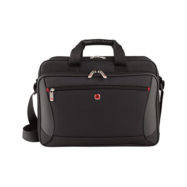 ウェンガー WENGER 旅行鞄 キャリーバッグ ノートPCバッグ ブリーフケース Wenger Luggage Mainframe 15.6" Laptop Brief Bag, Black, ..