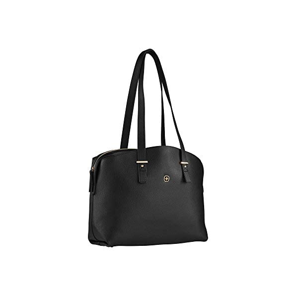 ウェンガー WENGER トートバッグ 鞄 ショルダーバッグ Wenger RosaElli, Black/Floral, 14 Inch Tote Bag