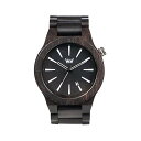 ウィーウッド 腕時計 WEWOOD ウッドウォッチ 木製腕時計 メンズ 男性用 9818097 WeWood ASSUNTBLK Men's Black Wood Bracelet Band Black Dial Smart Watch