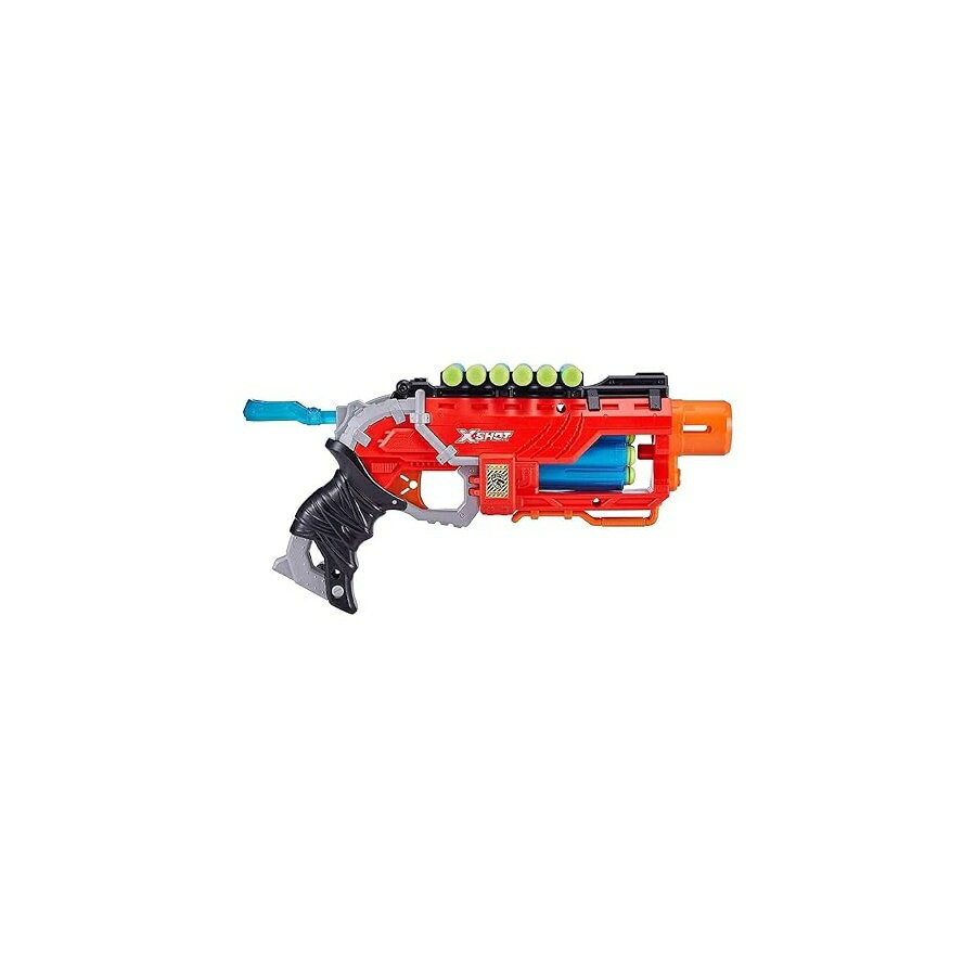 XSHOT Dino Attack Dino Striker フォームダーツブラスター (ダーツ 16 個、エッグ 4 個) by ZURU (4866) XSHOT Dino Attack Dino Striker Foam Dart Blaster (16 Darts, 4 Eggs) by ZURU (4866)