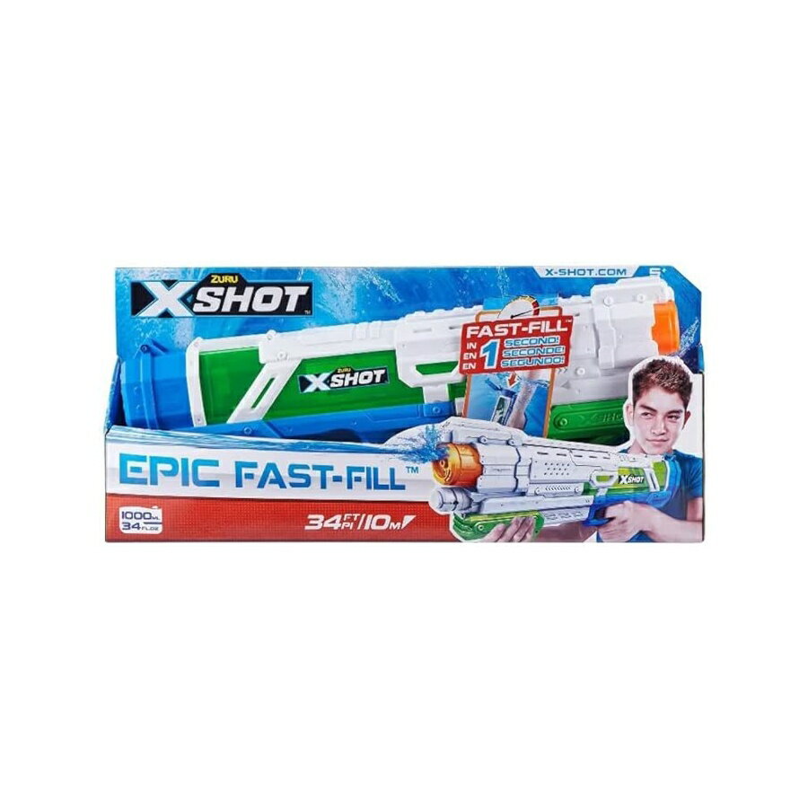 ZURU X-Shot Water Warfare エピック高速充填ウォーターブラスター ZURU X-Shot Water Warfare Epic Fast-Fill Water Blaster