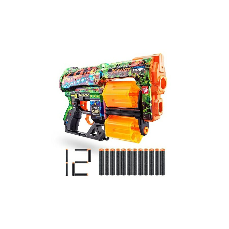 X-ショット - スキンドレッド (ダーツ 12 本) (36517) X-Shot - Skins Dread (12 Darts) (36517)