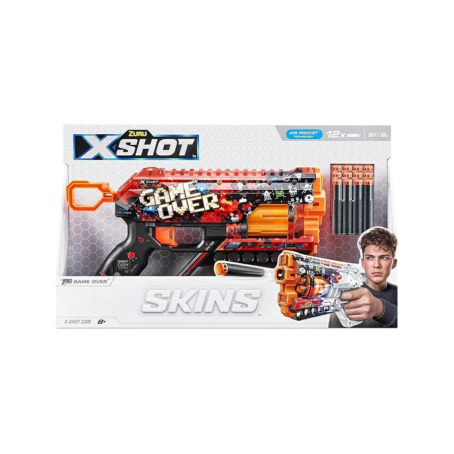 XSHOT スキン - グリーファー (ダーツ 12 個)_ゲーム オーバー XSHOT Skins-Griefer (12 Darts)_Game Over