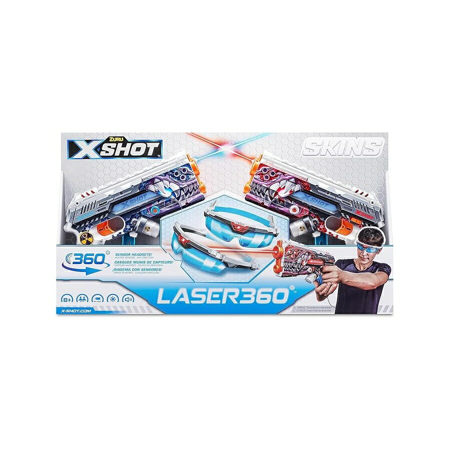 ガン 2 XSHOT スキン レーザー 360 Gun 2 XSHOT Skins Laser 360