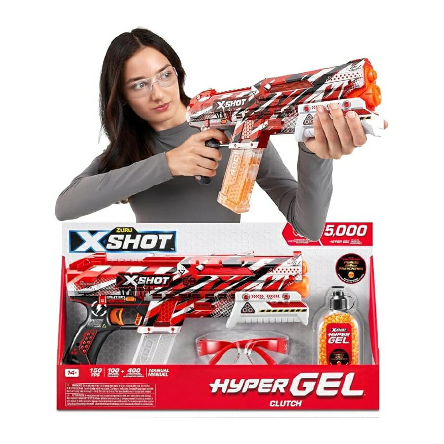ZURU Xshot ハイパージェルガン S ZURU Xshot Hyper Gel Gun Small
