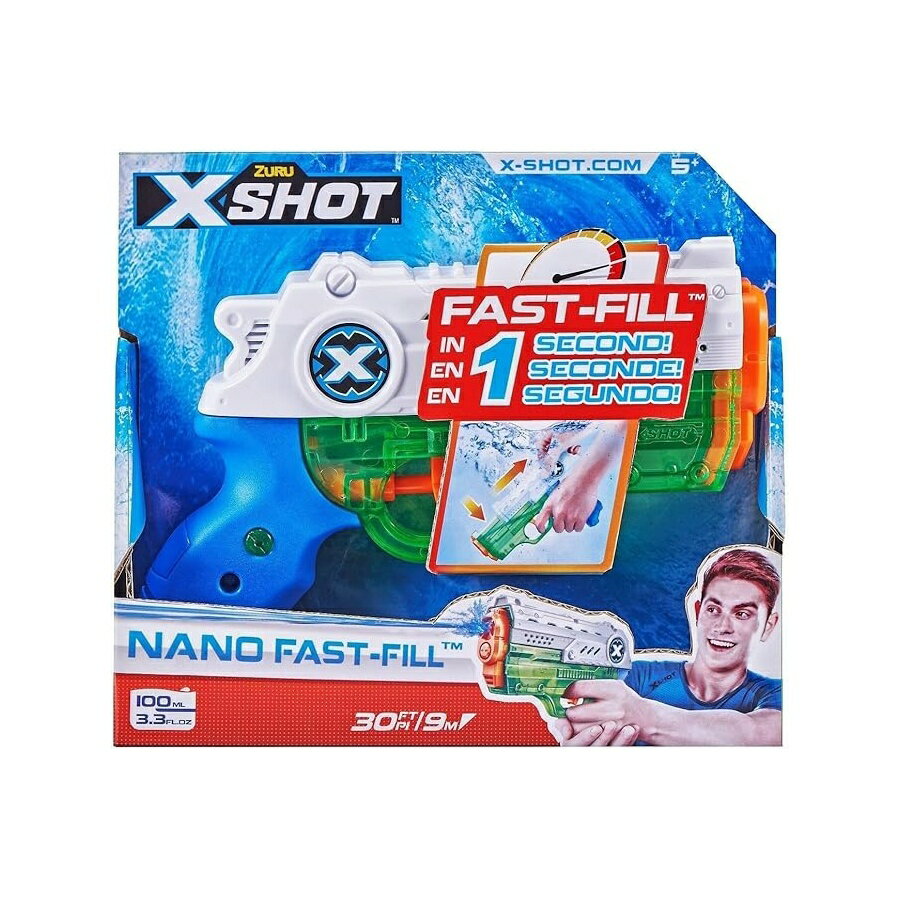 Rakuten - Zuru Water Warfare - Nano Fast-Fill ウォーターガン 56333 Zuru Water Warfare - Nano Fast-Fill Water Gun 56333