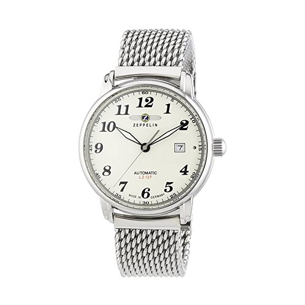 ツェッペリン 腕時計 ZEPPELIN 時計 ウォッチ メンズ 男性用 アナログ オートマチック 自動巻き Zeppelin Men's Wristwatch XL LZ127 GRAF Automatic Analog Stainless 7656M5