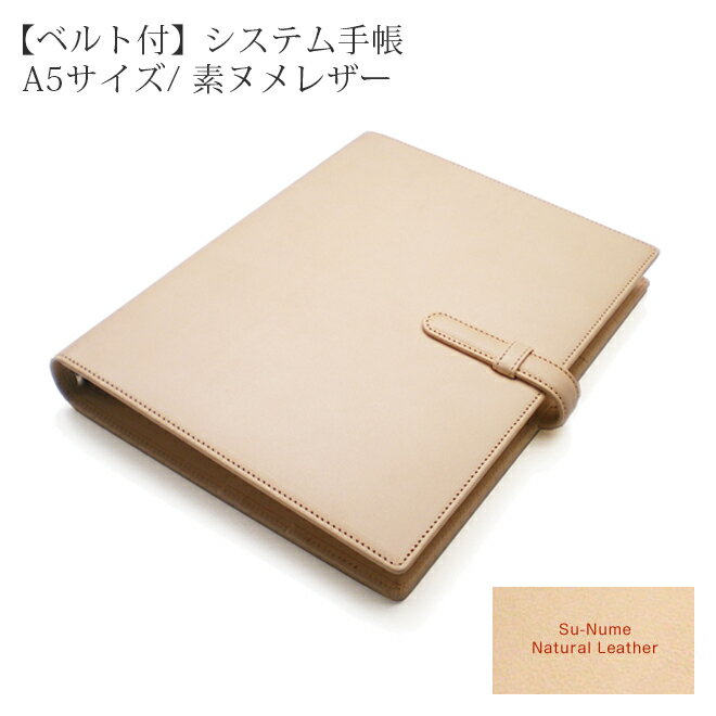 LETS STATIONERY GOODS クリア システム手帳 バイブル【レッド】