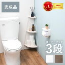 \エントリーP10倍&最大10%OFFクーポン!/ デポシリーズ ラック KR-3847 幅30cm ラック 3段 コーナーラック インテリア デットスペース トイレ