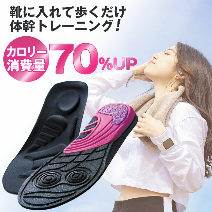 ダイエットインソール 体幹筋エクササイズインソールツインボール S M L LL 3L 4L 中敷き ...