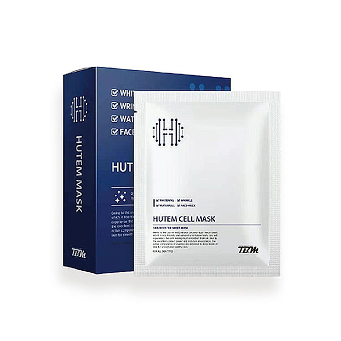10枚入り ヒト幹細胞フェイスパック HANMI HUTEMCELL MASK マスク シートマスク 乾燥 小じわ 目元 ほうれい線 化粧水 美容成分 保湿パック 毛穴 美容液のサムネイル