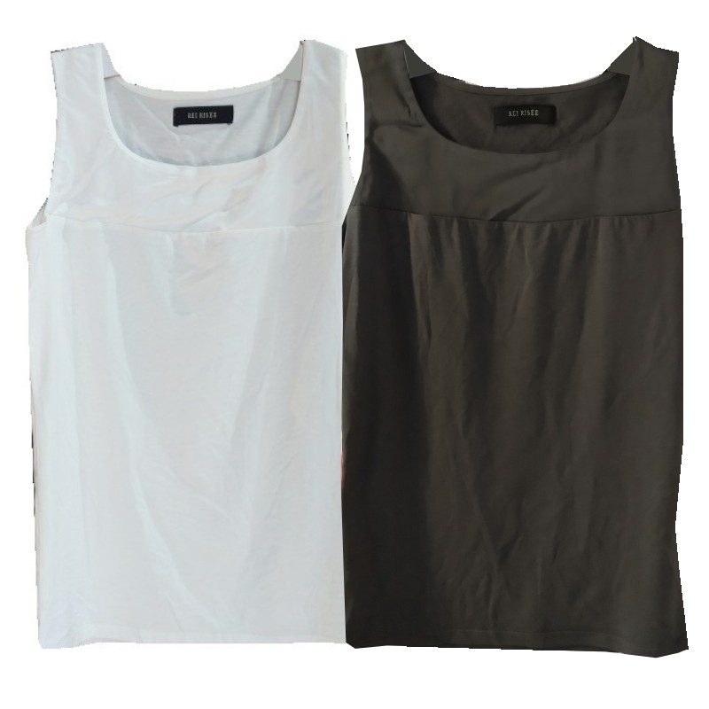 ��REI RISEE ���󥯥ȥå� 2�祻�å� M������ ��ǥ����� ���եۥ磻�� ���졼�˥ȥåץ� Off White C.Gray 49562