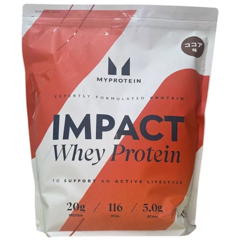 (MYPROTEIN マイプロテイン 1.9kg インパクト ホエイプロテイン パウダー ココア味)プロテイン 粉末 1900g トレーニング ドリンク 大容量 69978