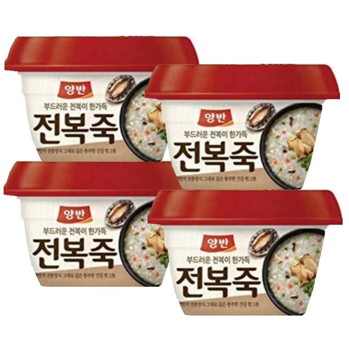 （4個セット 両班 ヤンバン あわび粥 287.5g×4個）おかゆ あわびがゆ パック 4人前 レンジ調理 韓国 簡単 おかず ごはん 47914