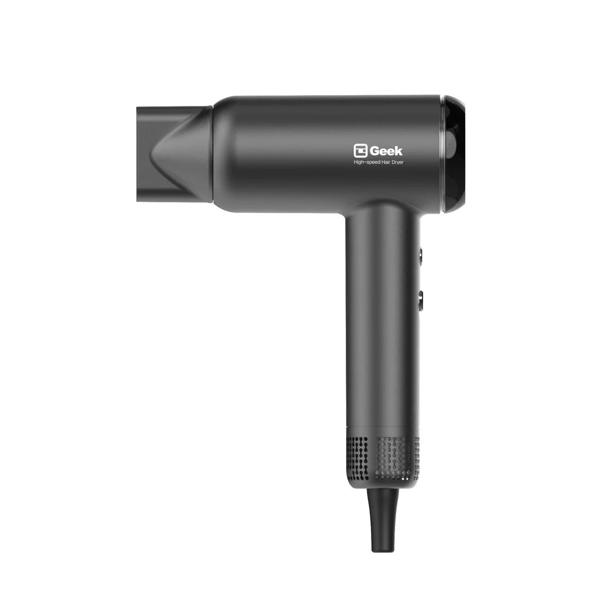 Rakuten - GEEK 大風量 BLDCモーター ヘアドライヤー グレー GEK1001GRN 小型 超強力風 パワードライヤー 5種類の温度モード セルフクリーニング機能付 83702