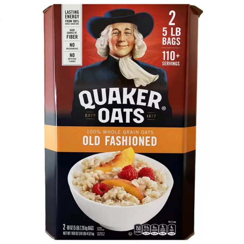 （QUAKER OATS クエーカー オールドファッション 4.52kg オートミール）2.26kgX2パック入 クウェーカー シリアル グラノーラ 46158