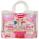 2缶セット グリコ アイクレオ バランスミルク 800g 2缶 スティック5本付き ピンク 0ヶ月から 赤ちゃん 粉ミルク まとめ買い 580226