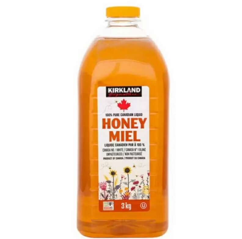 （カークランド ハニーミール はちみつ 3kg）HONEY MIEL 100% カナダ カナディアン ハチミツ ハニー ホワイト 15241