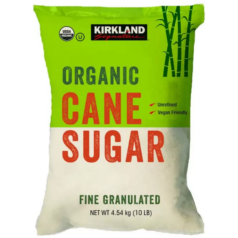 （カークランド CANE SUGAR 有機砂糖 4.54kg） 有機 砂糖 大容量 Kirkland Signature Organic Sugar シュガー 調味料 コストコ 901991