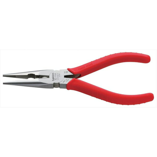 3peaks SC-150Z ステンレス製ラジオペンチ (成形グリップ) 150mm スリーピークス技研