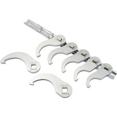 ASAHI VCKS370 引掛タイプ クローフートレンチセット 差込角9.5mm 7pcs ASH アサヒ 旭金属工業...