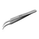 ANEX 207 高精度18-8ステンレス (SUS304) ピンセット 先丸鷲型 120mm