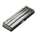 ANEX 1093 ステンレスピンセット 3本組 ケース付