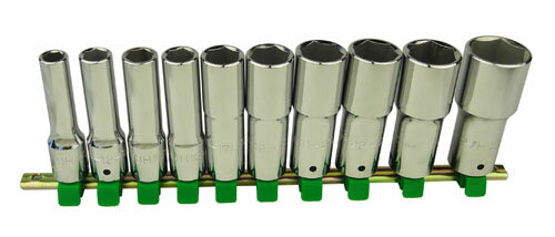 樂天商城 - FPC 4SDS10W ディープソケットセット 12角10駒差込角12.7mm 全長80mm