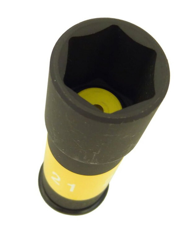 樂天商城 - FPC 4WP21 化粧ナット用ロングソケット 6角 差込角12.7mm 対辺21mm（インパクト） 全長100mm
