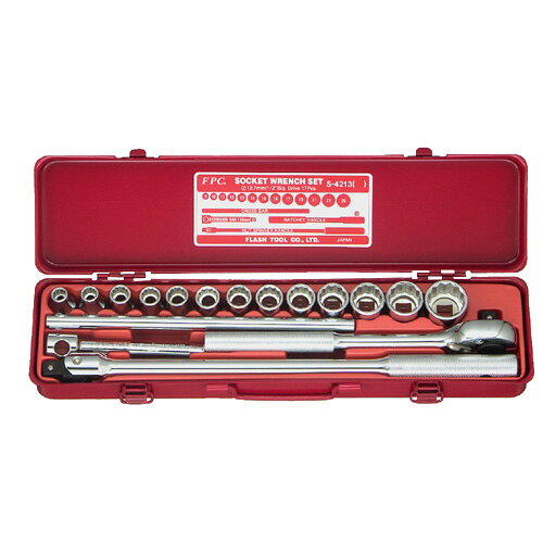 FPC S4213(12P) ソケットレンチセット 差込角12.7mm 17pc