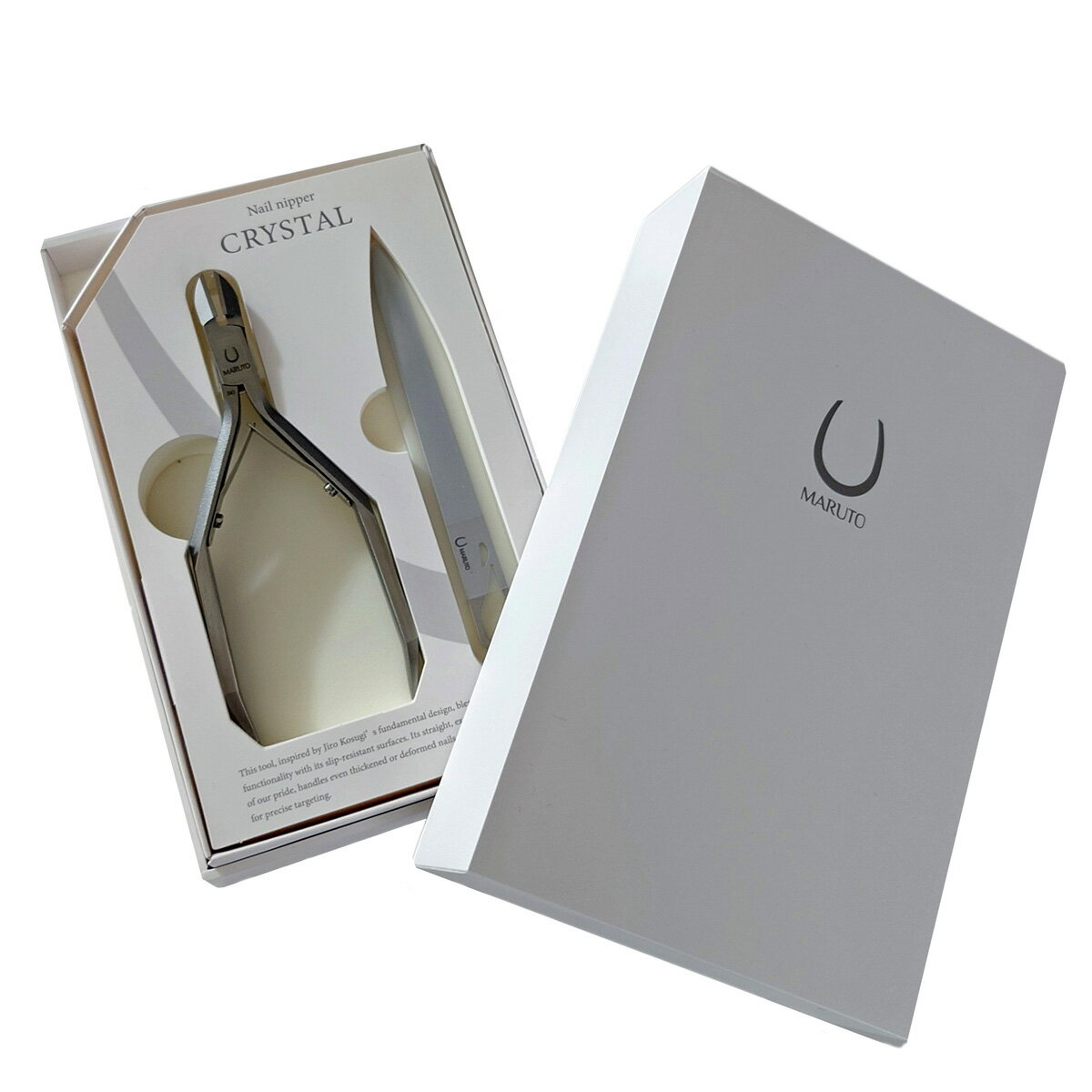 在庫僅少 MARUTO NP4010 新仕様 立体構造化粧箱 直刃 世界最高峰の切れ味 ネイルニッパー クリスタル (CRYSTAL)マルト長谷川