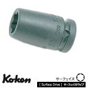 Ko-ken 12410M10 1/4"差込 インパクト サーフェイスソケット 10mm コーケン/山下工研