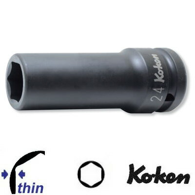 Ko-ken 16301M36 3/4 差込 薄肉 インパクト ロングソケット 36mm コーケン / 山下工研